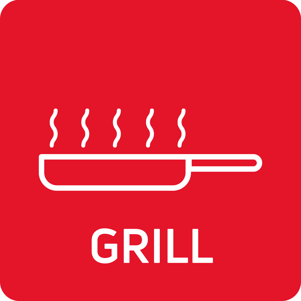 Precision grilling programme (200°C)